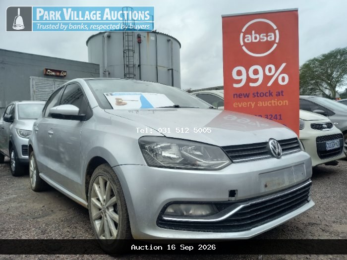 2016 VOLKSWAGEN POLO GP 1.2 TSI HIGHLINE DSG 81KW (ODO : 120751)