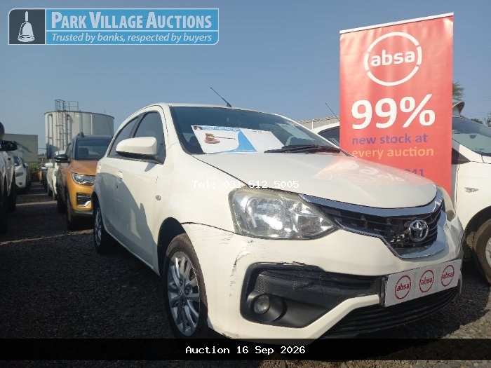 2020 TOYOTA ETIOS 1.5 XSSPRINT 5DR (ODO : 189200)