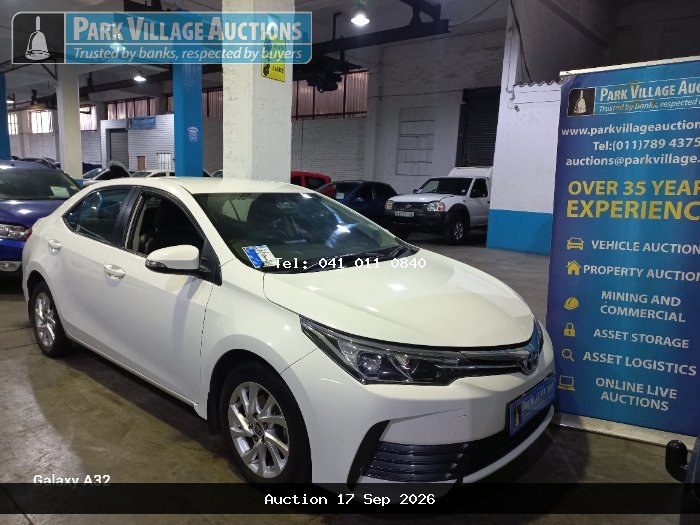 2019 TOYOTA COROLLA 1.6 PRESTIGE CVT (ODO : 84608)