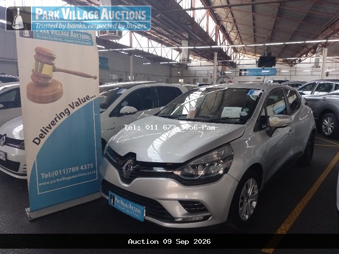 2019 RENAULT CLIO IV 900T AUTHENTIQUE 5DR 66KW (ODO : 155198)