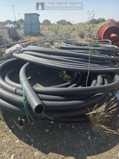 1 X HEAVY DUTY HDPE PIPES, DIFFERENT SIZES - 80MM AND 100MM