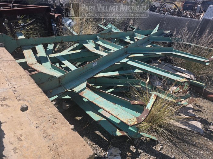 LOT STEEL SHELVES - SCRAP METALS