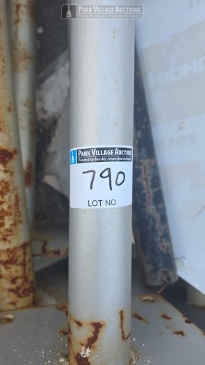 LOT ASSORTED WALKWAY POLES - SCRAP