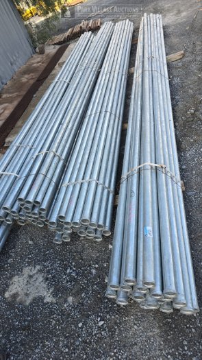 LOT 50MM GALVANISED VITOLOC PIPES