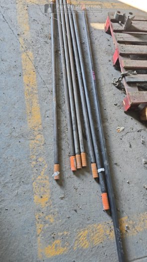LOT DRILL STEEL RODS CUBES