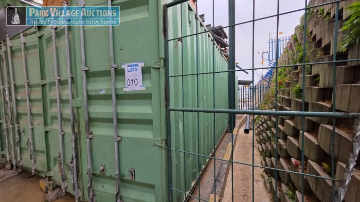 GREEN 12M STEEL CONTAINER - EXCLUDING CONTENTS
