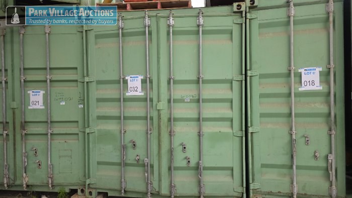 GREEN 12M STEEL CONTAINER - EXCLUDING CONTENTS