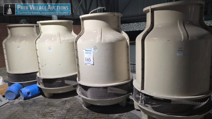 5 X GLT-25T 19.5M3 FIBREGLASS COOLING TOWERS