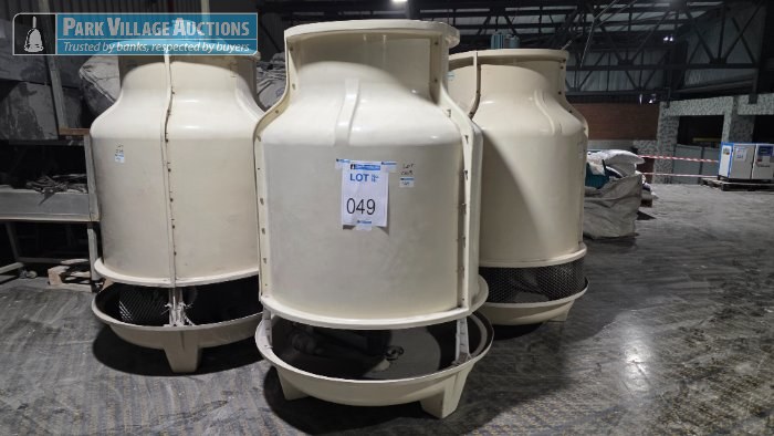 3 X GLT-25T 19.5M3 FIBREGLASS COOLING TOWERS