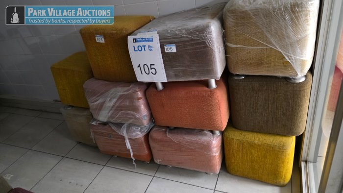 11 X ASSORTED OTTOMANS