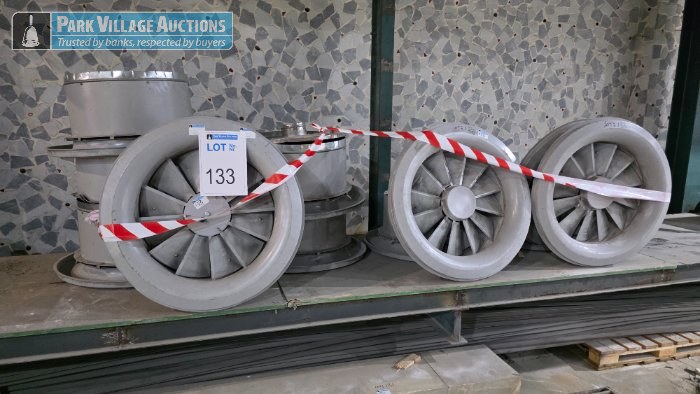10 X INDUSTRIAL AXIAL FLOW FAN IMPELLERS