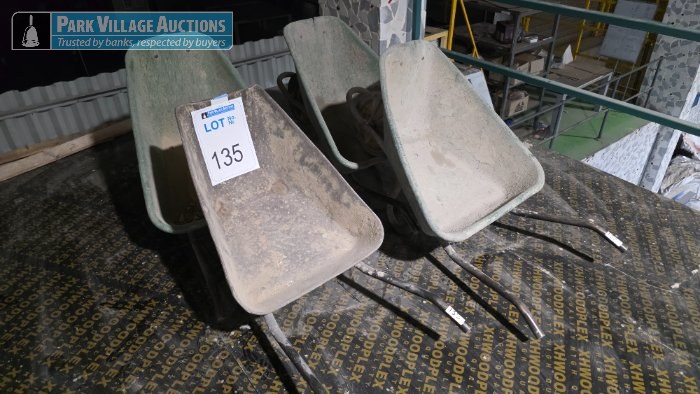 5 X USED WHEELBARROWS