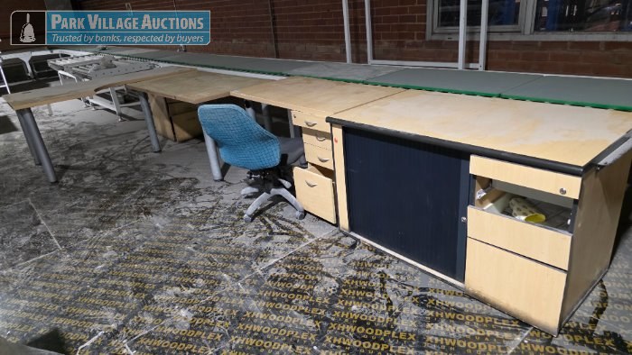4 X ASSORTED WOODEN DESKS