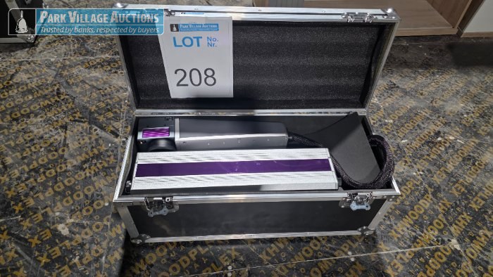 CYCJET ULTRAVIOLET LASER CODER COMPLETE WITH MAIN CONTROL POWER UNIT, UV LASER TUVE AND POWER SUPPLY, LASER SCAN HEAD, TOUCHSCREEN INTERFACE, CONNECTION CABLE