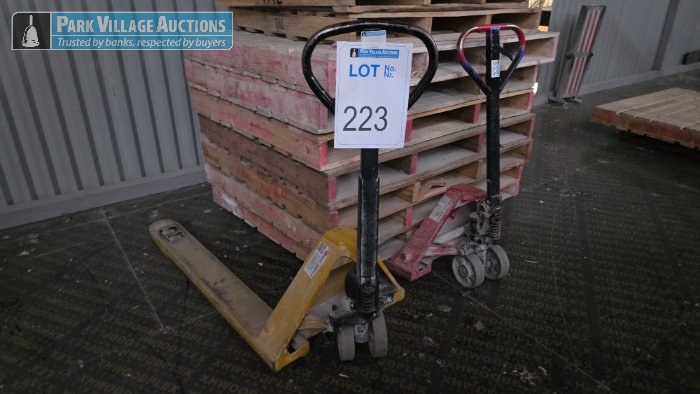 2 X PALLET JACKS