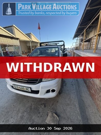 2011 TOYOTA HILUX SRX 2.5 SINGLE CAB LDV