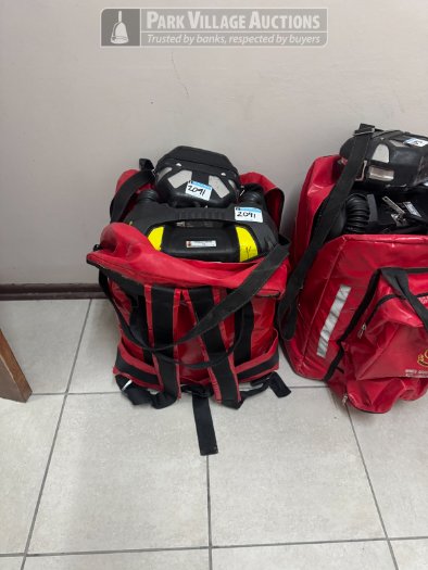 2024 AND 2021 DRAGER BG PROAIR REBREATHER APPARATUS WITH DRAGER OXY6000 MKIII SELF RESCUERS PACK
