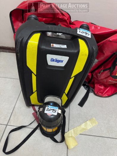2024 DRAGER BG PROAIR REBREATHER APPARATUS WITH DRAGER SELF RESCUERS PACK