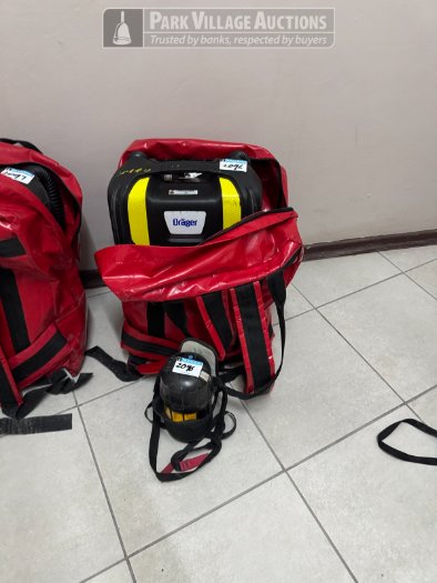 2024 DRAGER BG PROAIR REBREATHER APPARATUS WITH DRAGER SELF RESCUERS PACK