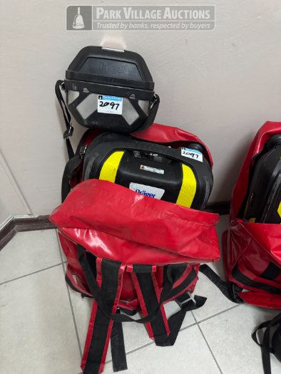 2024 AND 2021 DRAGER BG PROAIR REBREATHER APPARATUS WITH DRAGER OXY6000 MKIII SELF RESCUERS PACK