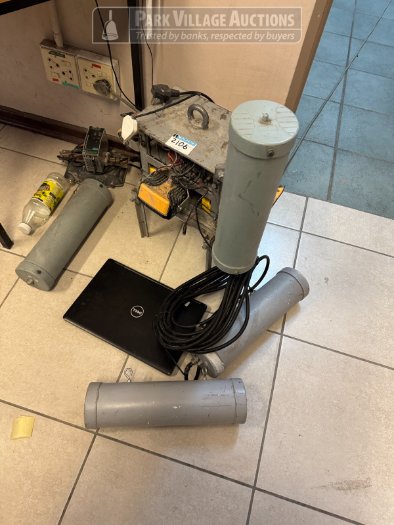 LOT ORE PASS CAMERA, ANTENNAS AND LAPTOP - EXCLUDING SHELVING