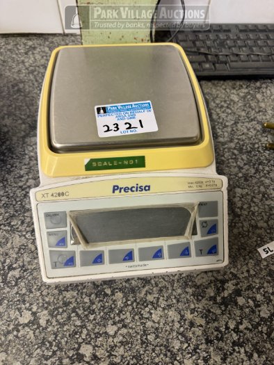 1 X PRECISA XT4200C SCALE, 4200G E0.1G, MIN 0.5G D0.01G