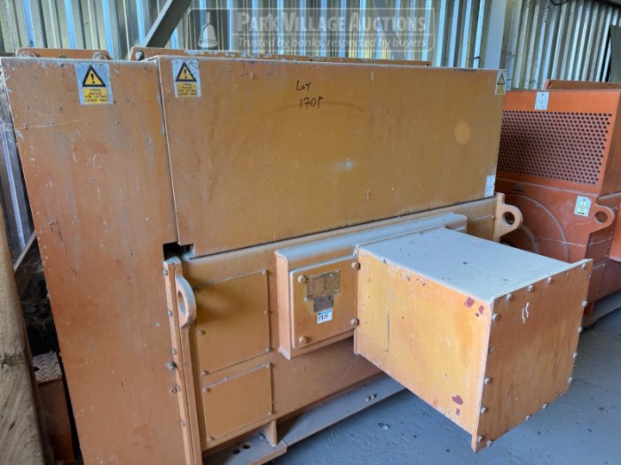 1 X SIEMENS 525KW, 3000V MOTOR