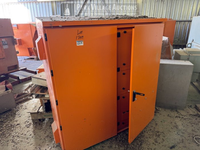 LOT EMPTY ELECTRICAL CABINETS