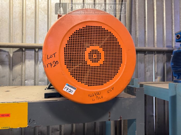 1 X ACTOM 160KW 4-POLE 525V MOTOR