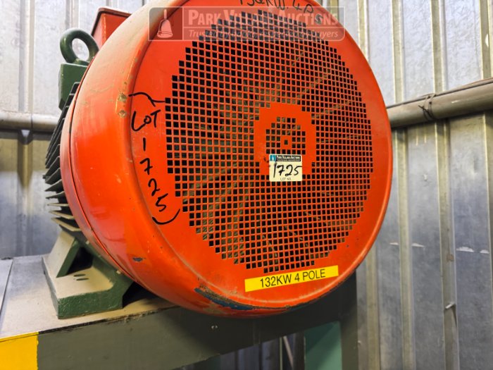 1 X MOTORELLI 132KW 4-POLE 525V MOTOR