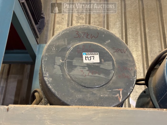 VIBRATOR MOTORS - 3.7KW 6-POLE 525V, 2.2KW 6-POLE 525V, 7.5KW