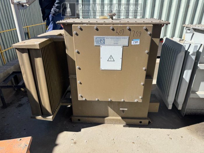 1 X 2017 WEG 500KVA DYN11 TRANSFORMER