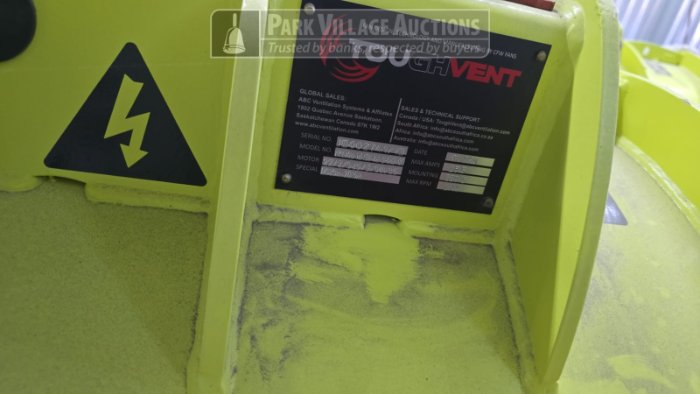 10 X 22KW TOUGH VENT FAN