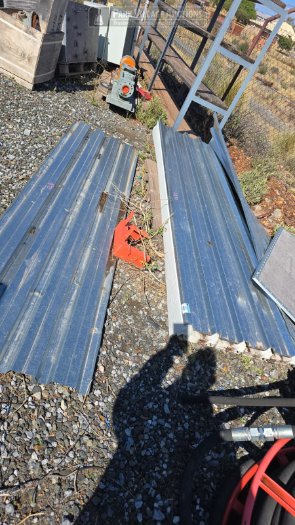 LOT GALVANISED IBR B PERSPEREX ROOF SHEETS 30