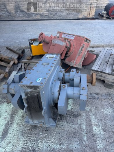 2 X EXIT CONVEYOR GEARBOXES, ADLAM ENGINEERING AND WEIR