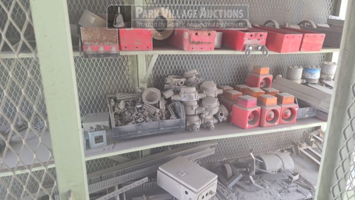 LOT ASSORTED SPARES AND SCRAP - NEW AND USED