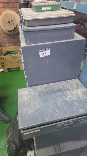 LOT ASSORTED SPARES CABINETS WITH ELECTRICAL FITTINGS