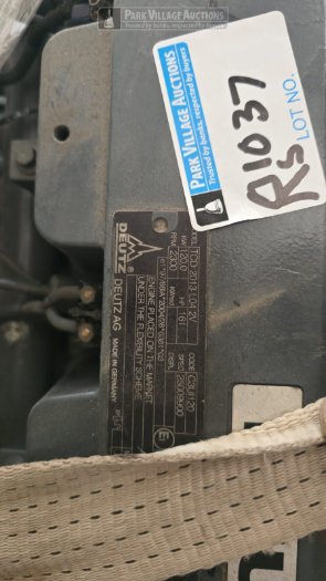 1 X 2013 RECON DEUTTZ ENGINE TDC L04 2V MODEL