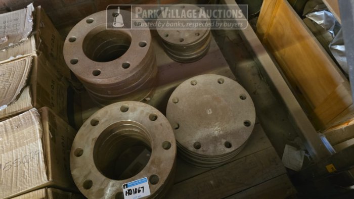 LOT BLANK FLANGES , VARIOUS SIZES