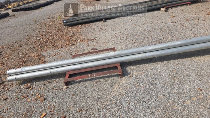 3 X 6M GALVANISED PIPES 100MM