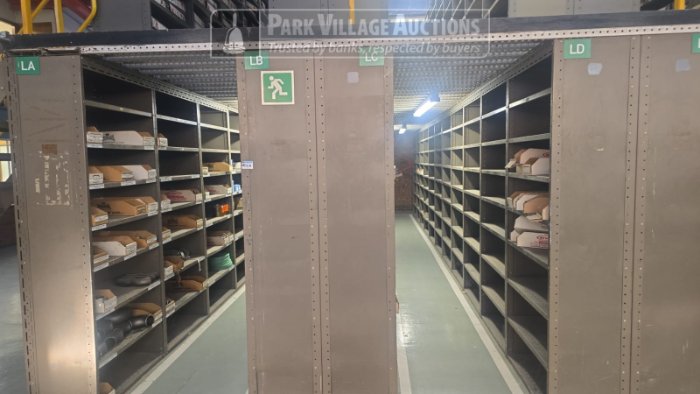 CONTENTS OF SHELVING OF BAY LA,LB,LC,LD - CABLES, ELECTRICAL, SPARES, ASSORTED BOLTS, ELBOWS, EXPELLERS, PUMP, SPARES, ETC.  - EXCLUDING SHELVING