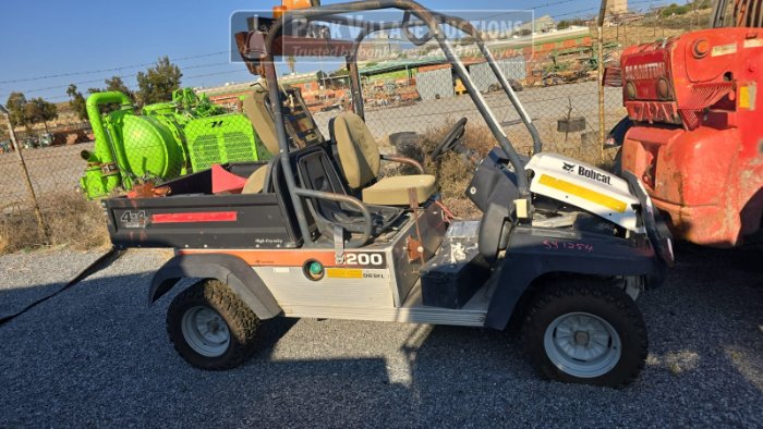 1 X CLUB CAR 4X4 INTELLITRUCK, 2200 DIESEL NON RUNNER