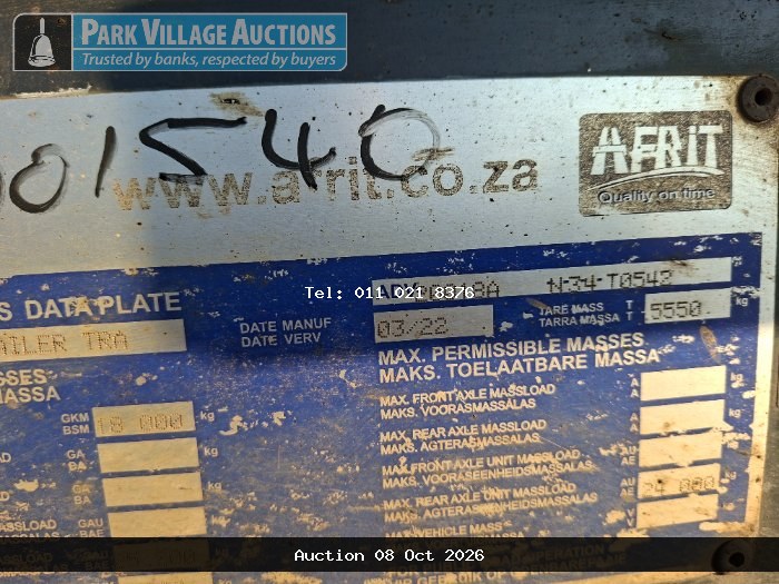TRUCKS, TRAILERS AND EARTHMOVING EQUIPMENT AUCTION