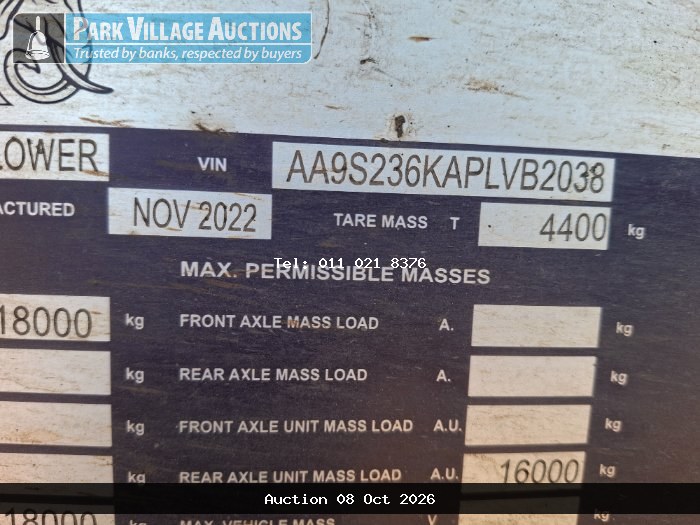 TRUCKS, TRAILERS AND EARTHMOVING EQUIPMENT AUCTION