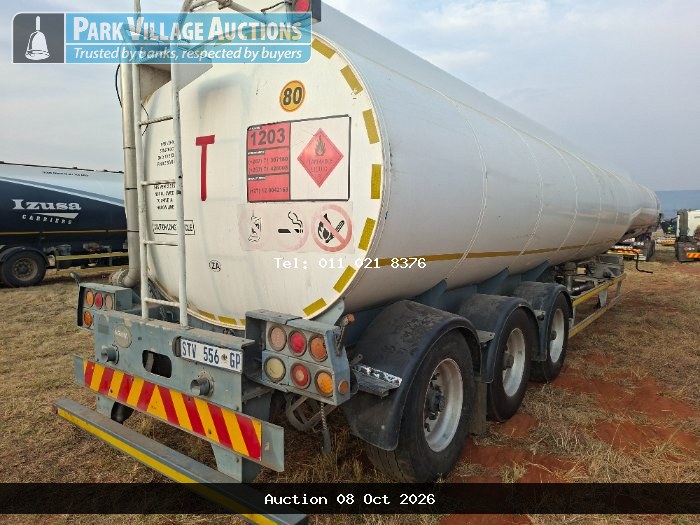 2005 GRW ENGINEERING TRI AXLE FUEL TANKER TRAILER