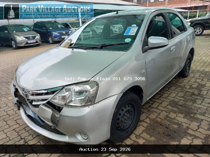 2020 TOYOTA ETIOS 1.5 XI (ODO : 296612)
