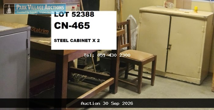 2 X STEEL CABINETS