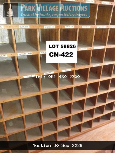 2 X WOOD CABINET