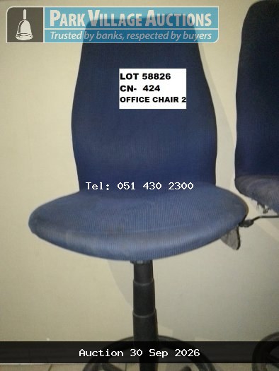 2 X OFFICE CHAIRS