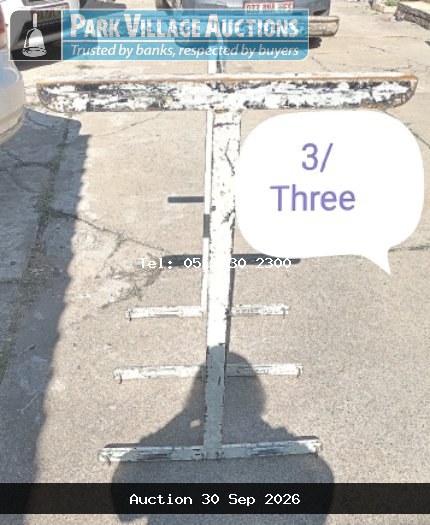 BAG STEEL STAND X 3